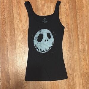 Disney’s The Nightmare Before Christmas Jack Skelington Black Tank Top